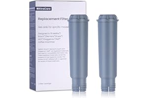 XtraCare Filtres à Eau pour Machine à Café Melitta, Krups Cartouche Filtrante, Compatible avec Melitta, Krups Claris F088, Nivona, AEG, Bosch, Siemens, Gaggenau, Neff, Cocoon (Lot de 2)