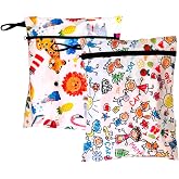 Yorni 2 Adet, 30 x 35 Cm, Jungle ve 30 x 35 Cm Family Desen, Sıvı Ge&ccedil;irmeyen &Ccedil;ok Ama&ccedil;lı &Ccedil;anta, Ekonomik Set, Yıkanabilir