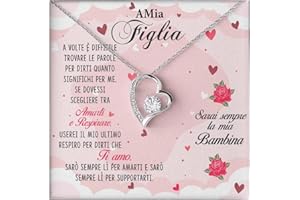 NONNA PROFESSIONISTA Collana Donna Figlia Nipote Amore Finitura in Oro, Argento Idee Regali per lei Compleanno Natale - Cofanetto con DEDICA incluso