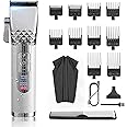 Shoci Hair Clippers, Professional Hair Clippers for Men Cordless Close Cutting T-Blade Trimmer Kit, Hair clippers for Hair Cutting Rechargeable Grooming Kit for Barbers with LED Display