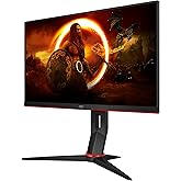 AOC Gaming 24G2SP - 24 Inch FHD Monitor, IPS, 1ms, FreeSync Premium, Gsync Compatible, Height Adjust, Low Input lag, Game mod