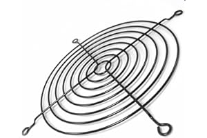 AABCOOLING Grill 140 Black - Metal Grill for 140mm Fans, 140mm Fan Grill, 140mm Dust Filter, Fan Cover, Fan And Filter, Dust Filter, 140mm Fan Filter