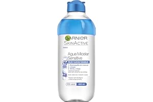 GARNIER Skin Active - Agua Micelar Sensitive para Pieles y Ojos Muy Sensibles, 400 ml