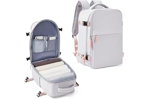 SZLX Ryanair Cabin Bags 40x20x25 Underseat Rucksack for plane Hand Luggage Bag Easyjet Cabin Bag 45x36x20 underseat Carry On Backpack Laptop Bag Women Travel Backpack Cabin Size with Shoe Compartment