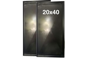 TEGLIEDIROMA Teglie forno 40x20x2 cm in ferro blu per pizza professionale 8/10 di spessore alta idratazione Focaccia [2 PEZZI]