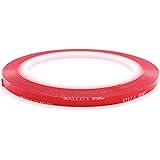 3M Heavy Duty Mounting Tape (4910) - Clear, Double-Sided Tape - Acrylic Foam Tape for Glass, Metal, Polycarbonate & More - In