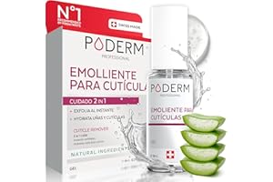 Poderm - Removedor de Cuticulas 2-en-1 Exfolia e Hidrata las Cutículas - Elimina Pieles Muertas - Quitacuticulas - Cuticle Remover - Swiss Lab