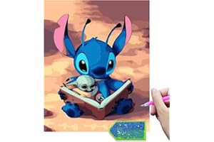 QDUODUO Diamond Painting for Children, Junior and Adult Beginners, 30 x 40 cm, Large 5D Diamond Painting Pictures, Cartoon DIY Craft Set, Creative Mosaic Making Kit for Boys Girls from 6 Years
