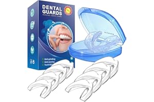 FEXPDL Mouth Guard for Teeth Grinding,8 Pack Teeth Grinding Night Guard for Adults Mouth Guard for Sleeping at Night Anti Grinding Teeth 2 Sizes Bruxism Mouth Guard Night