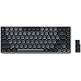 Satechi SM1 Clavier Mécanique 75% Rétroéclairé et Rechargeable avec Bluetooth– Clavier QWERTY Américain, 84 Touches – Compact