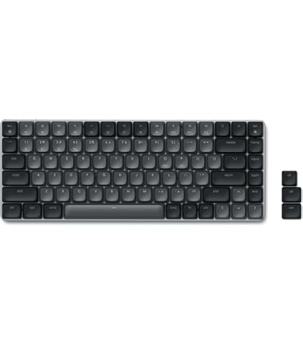 ZENAIM Keyboard TKL, Wired US Layout, Low Profile, Rapid Trigger