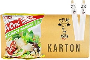 Papa Vo 30er Pack (30x85g) A-One Instant Nudelsuppe Gemüsegeschmack Mi Chay