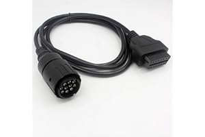 LoongGate Moto 10 Pin per OBDII 16 Pin Connettore Cavo per Motos (6 Pin Passare Attraverso)