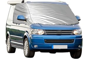 JOJOCY Cubierta de parabrisas frontal de repuesto para VW T6 2016-2022, protección solar para el parabrisas, antiheladas, hielo, polvo, protección contra todo clima (T6 2016-2022)
