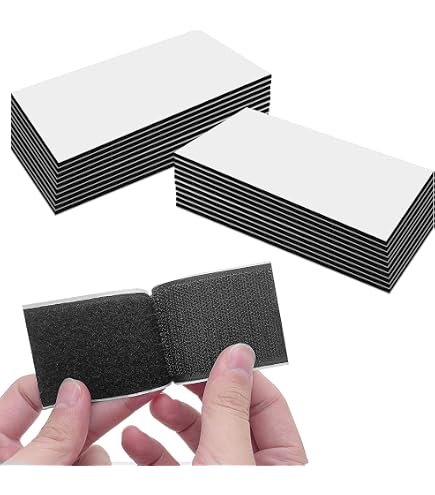 Elzle 10 Pezzi Feltro Adesivo Forte – Nastro Biadesivo Extra Resistente 3x10 Cm, Senza Residui – Per Foto, Artigianato, Casa E Ufficio – Fissaggio Senza Fori