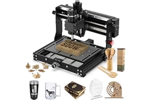 HomdMarket 3020 Plus CNC Fresadora, Fresadora de grabado de 3 ejes con cuerpo completo de metal para tallar cortar metal, madera