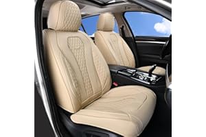 ‎COVERADO Coverado Autositzbezüge, Sitzbezug Auto vordersitze, Premium Autositzbezüge vorne, Wasserdichtes Leder sitzbezug, Universelle Fit für die meisten Limousinen SUV Pick-up Truck B8839 Seat