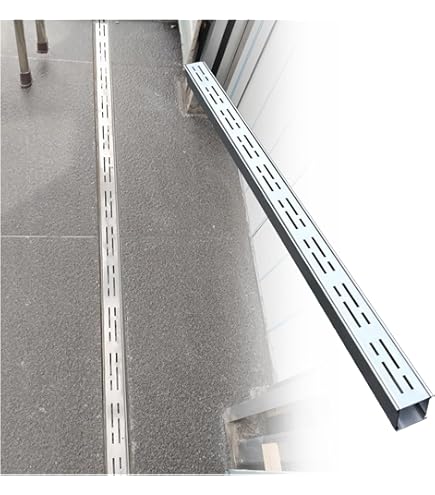 Easy Drain Multi afvoergoot enkele plaat met zijuitloop 9,8x160cm 50mm