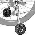 FORTOP Bike Training Wheels, Pair of Heavy Duty Rear with Stabilizers Mounted Kit for Kids Boy Girls Bikes of Single or Variable Speed Bicycle with 16 18 20 22 24 Inch (Black)