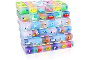 SJOAUET 35Pcs Cute Rubber Eraser, Rubbers Erasers for Kids, Animal Eraser Count Bulk Pack, Assorted Designs, Back to School Supplies