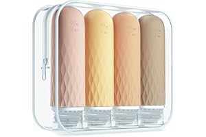 ‎GEMICE Gemice Silikon Reiseflaschen Set 90ml, 4 Stück reise flaschen zum befüllen, Leak-Proof, kosmetikflaschen zum befüllen reise, Container, BPA-frei FDA zugelassene, Zum Abfüllen von Duschgel Lotion
