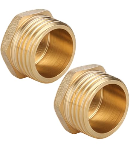 Lot De 24 Bouchons En Laiton 1/8″ 1/4″ 1/2″ 3/8″ + Réducteur 1/2″ à 3/8″ | Pour Raccords Tuyauterie
