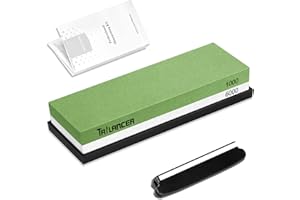 Pietra per Affilare i Coltelli 1000 6000, Cote Affilacoltelli, Pietra ad Acqua Trilancer, Guida per l’angolazione e Manuale Disponibile in Italiano