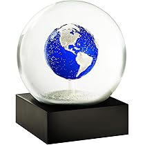 Palla Di Neve Con Cavalli - Sfera Vetro 100mm, Base Nera, Decorazione Invernale