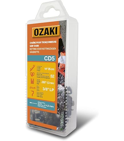 Sägenspezi Guide de 35cm 3/8 52 maillons 1,3mm et 2 chaînes à gouge semi-carrée pour Husqvarna 120 Mark II