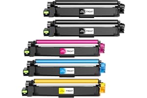 COLORFLY TN247 TN243 Cartucho de Tóner Compatible para Brother TN-243CMYK para Toner Brother DCP-L3550CDW Brother MFC-L3750CDW MFC-L3770CDW MFC-L3710CW HL-L3210CW HL-L3230CDW HL-L3270CDW TN243CMYK, Pack de 5