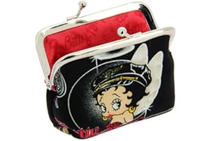 BB DESIGNS LTD BB Designs Betty Boop 'Biker Betty' Coin Purse, Black (BB- BKCP-94-RG)