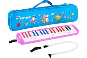 East Top Melodica Mit 37 Tasten - Professionelles Keyboard-Orgel-Instrument für Erwachsene, Schüler und Kinder - Geschenkidee