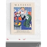 Postermanya Matisse, Berggrue & Cie Sergisi, Fig&uuml;ratif K&uuml;bizm Sanatsal Poster - Afiş - Dekoratif Duvar Poster