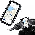 Pivalo 7 Inch Mobile Phone Holder Water Resistant Bike Scooty Motorcycle Pouch Anti Shake Stable Mount with Firm Grip Secure Hold for Maps & GPS Navigation (Pack of 1)