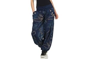 MALITO MORE THAN FASHION Malito Mujer Pantalón Estampado Yoga Pantalón-Anchos 3485