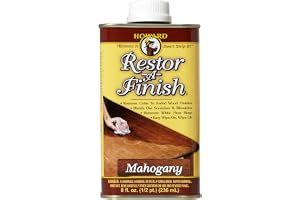 Howard Restor-A-Finish Mahogny RF5008 återställer den ursprungliga finishen på trämöbler 236 ml