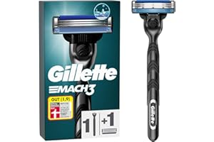 ‎GILLETTE Gillette Mach3 Nassrasierer Herren, Rasierer + 1 Rasierklinge mit 3-fach Klinge