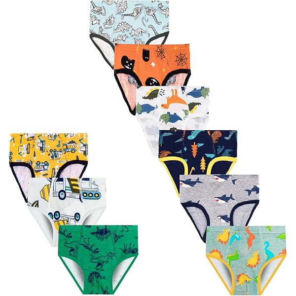 Calzoncillos De Algodón Para Niño - Estampado Planetas Espaciales, Tallas 2T A 8Y, Con Abertura Frontal