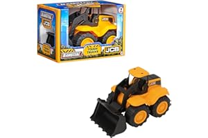 Teamsterz JCB 7" Orange Construction Toy | Durable Vehicle for Kids 18M+ | Great for Indoor, Outdoor & Sandpit Play | Fun for Boys & Girls (Wheel Loader Truck)