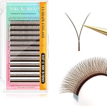 NAGARAKU Einzelwimpern 5. Generation - Matt Schwarz 0.07mm Für Natürlichen Volumen-Look
