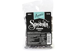 Spezzata di Liquirizia Amarelli 100g – Liquirizia Pura Artigianale, Gusto Intenso e Naturale, Confezione Tascabile
