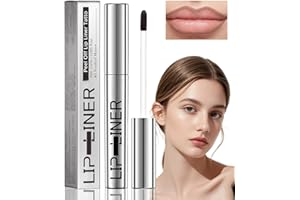 CUOFOL Peel Off Lip Liner Stain,Lip Stain Peel Off Long Lasting,Waterproof L/ip Tint St/ain,L/ip Stain Pen,Pe/el Off Li/p St/ain Matte Finish,Transfer-Proof Tint,Lipliner Pencil,Easy Pe/el(Neutral Mauve)