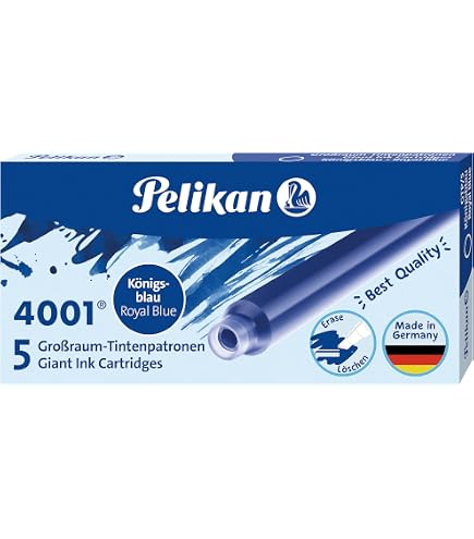 Pelikan Penna Stilografica Junior Rosa, Pennino A Per Destrimani, Per Imparare A Scrivere, Confezione Regalo Con Cartuccia Blu Cancellabile, Made In Germany