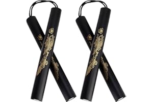 ZDNT 2 Pairs Foam Nunchucks,Safety Practice Nunchaku with Rope,Martial Arts Nunchucks,Foam Training Nunchucks Portable Training Nunchuck Foam Martial Arts Nunchucks for Kids and Beginners