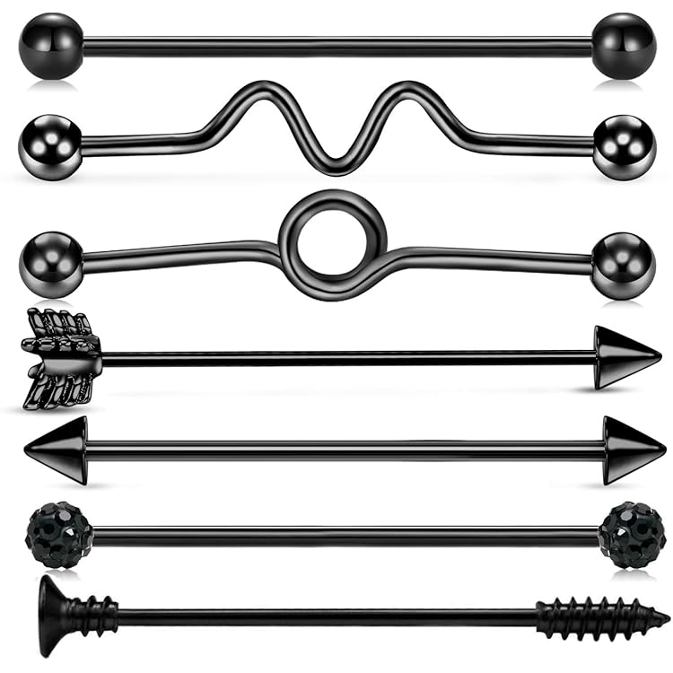 12 mm Goudkleurige Rechte Barbell van Chirurgisch Staal met Balletjes