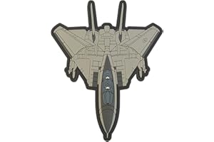 2AFTER1 US Navy Grumman F-14 Tomcat Fighter Top Gun Squadron PVC Rubber Hook Patch