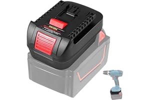 TPDL DM18BS Adapter für Bosch GBA Professional System Werkzeug, für Dewalt 20V & for Milwaukee 18V Akku Adapter Konverter (Nicht PBA)