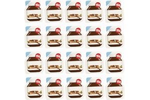 WOODZYCO 20 X 15g Rich & Creamy Chocolate Hazelnut Spread Portions – Individually Sealed - Perfect for Travel - Great on Pancakes, Toast and Waffles - 20 Pack