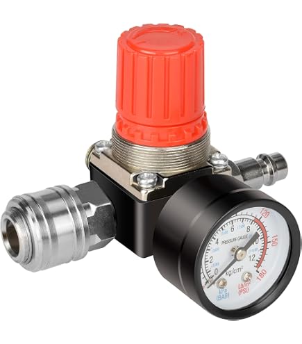 BLCH 3/8 BSP Druckluftregler AR3000-03 – 0–145 PSI, 89 CFM, Mit Manometer, Für Kompressor Und Trocknungssysteme