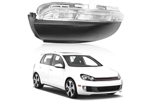 Konuooer Rückspiegelblinker für Golf 6 MK6 /GTI / R20, Blinker Spiegelblinker Seite für Tou-ran 2011-2015 5K0949101(links - Fahrerseite)